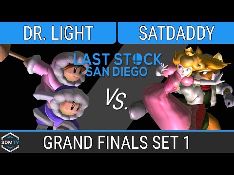 LSSD 86 - Dr. Light (ICs) vs. satdaddy (Fox/Peach) - SSBM Grand Finals Set 1 - Smash Melee