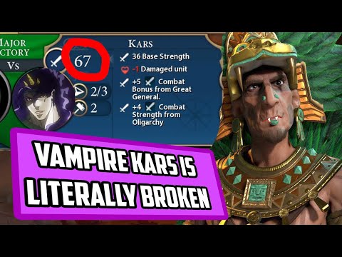 Vampires with 20+ kills can ONESHOT Cities - Civ 6 Deity Aztec Vampires Ep. 2