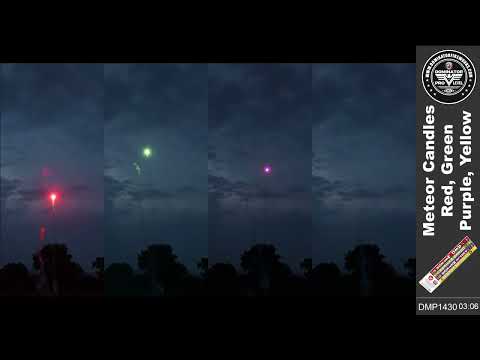 DMP1430 Dominator Fireworks Pro Level Meteor Candles