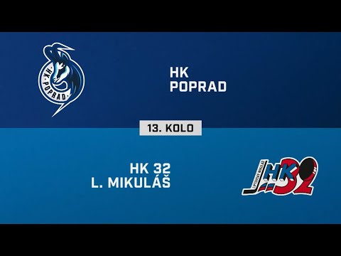 13. kolo: HK Poprad – HK 32 Liptovský Mikuláš 7:4 (HIGHLIGHTY)