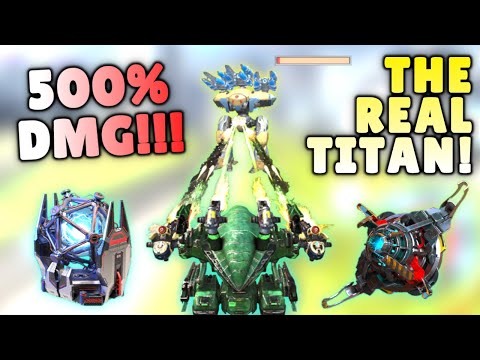 Crazy! 500% DMG Eldritch ARES With Nuclear Amplifier War Robots MK3 Max Level Gameplay WR