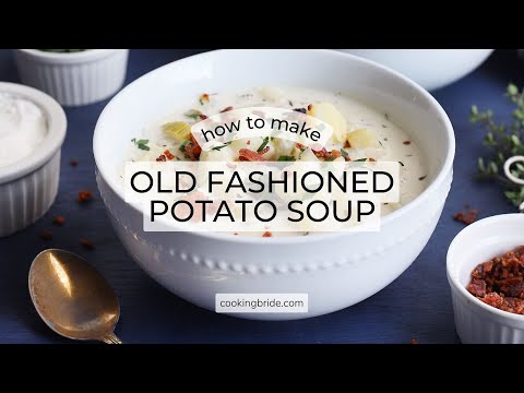 Classic Comfort: Old Fashioned Potato Soup Recipe
