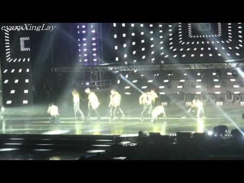 150612 EXO'luXion in Taipei Over Dose Lay focus