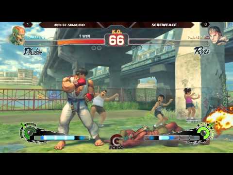 CECC Day 1 - SSF4AE2012 - MTLSF.Snafoo vs Screwface