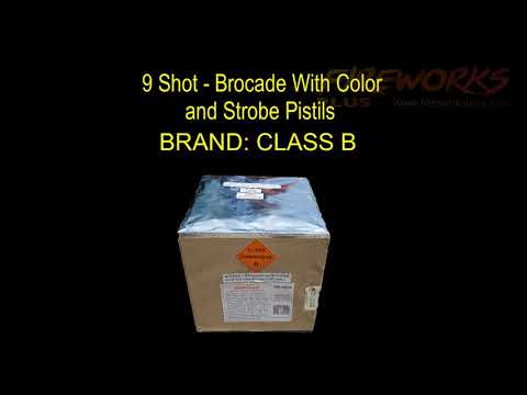 CB 5024 9 Shot - Brocade With Color And Strobe Pistils