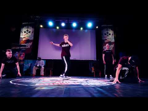 Vilnius Street Battle 2018 4vs4 Demo -  Very GOS - Naglis, Shtuka, Popping Augis, Bboy Joris (LT)