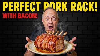 PERFECT PORK RACK ROAST WITH BACON!🔥 Juicy & Flavorful Recipe