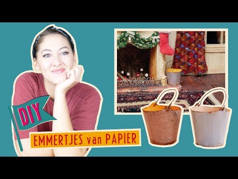 Making Miniature Buckets from Paper