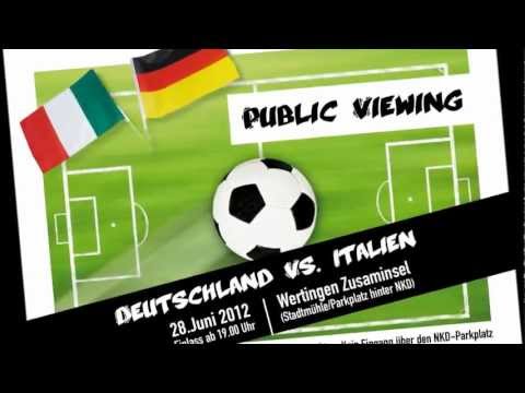 Public-Viewing WM Deutschland Wertingen