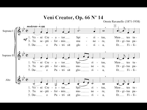 Ravanello, Oreste (1871- 1938) Veni Creator, Op. 66 Nº 14