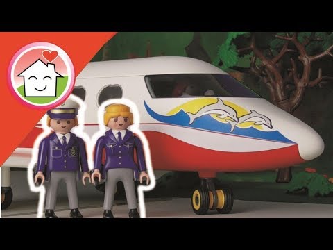 Playmobil Polizei Film Die Flugzeug Notlandung mit Kommissar Overbeck - Familie Hauser