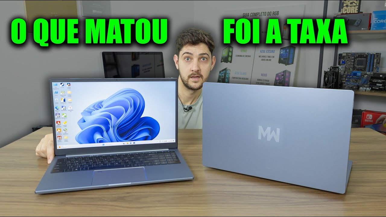 ANÁLISE COMPLETA DO MEU NOTEBOOK MW WHITE LABEL, BOTEI DINHEIRO FORA...