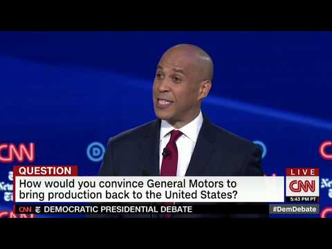 參議員科裡-布克為工人撐腰｜第四場民主黨辯論會 (Senator Cory Booker Stands Up for Workers | Fourth Democratic Debate)