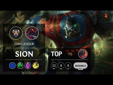 Sion Top vs Aatrox - EUW Challenger Patch 10.2