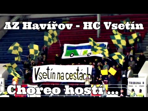 AZ Havířov - VHK Vsetín: Choreo hostí ... 15. 12. 2012
