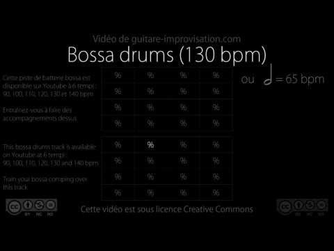 Bossa-nova Drums : 130 bpm