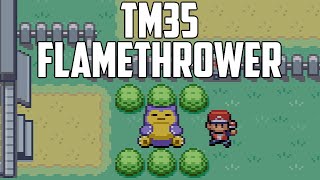 Where to Find TM35 Flamethrower - Pokémon FireRed & LeafGreen