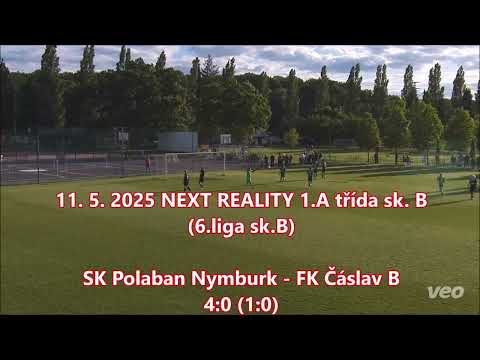 11. 5. 2025  (6.liga sk.B) SK Polaban Nymburk -   FK  Čáslav ,,B,,  4:0 (1:0)