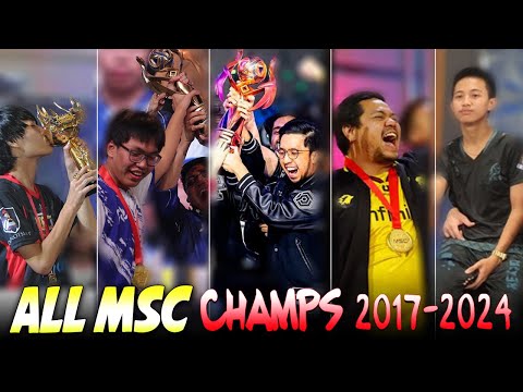 ALL MSC CHAMPIONS from 2017-2024 . . . 🏆