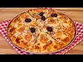 SIMPLE AND EASY HOMEMADE PIZZA WITHOUT THE MESS AND FLOUR DIRT QUICK HOMEMADE PIZZA DOUGH