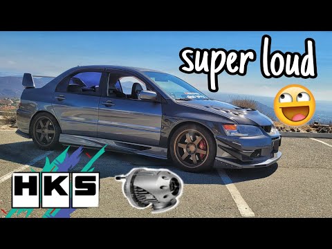 HKS BLOW OFF Valve install on Evo9 MR