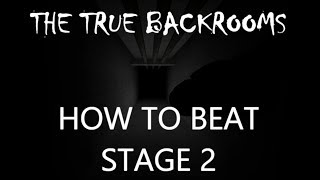 Roblox The True Backrooms Stage 0 Th Clip - 