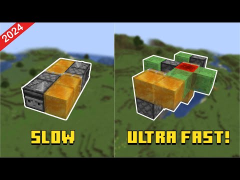 How to Make a Flying Machine in Minecraft! (Bedrock/Java/PE)