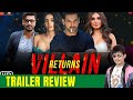 Ek Villain Returns movie trailer review! KRK! #bollywood #krkreview #latestreviews #film #review