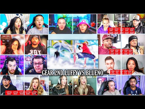 Gear 2nd Luffy vs Blueno Reaction Mashup | One Piece Episode 273