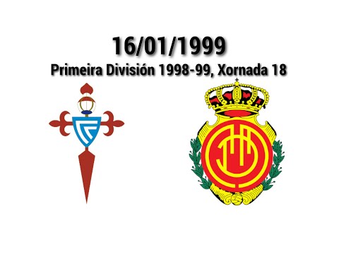 CELTA - MALLORCA, Tempada 1998-99. Primeira División, Xornada 18. Partido completo.