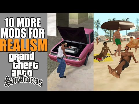 Realistic Features and Life Situations in GTA San Andreas 2 (More Real Life Mods)