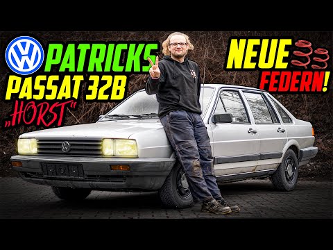 Do LEGST di NIEDA! - VW Passat 32B - Neue Federn Für Patricks Alltagsoldie!