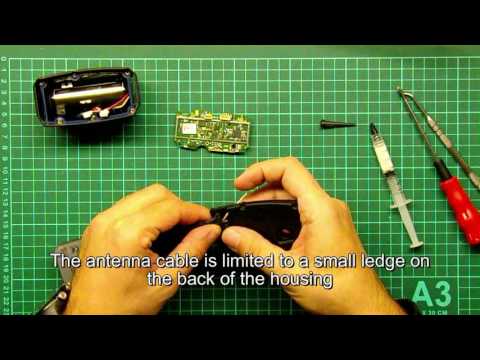 Repair the GPS dog collar Garmin T5. Replace GPS Antenna. T 5, TT 15, TT 10