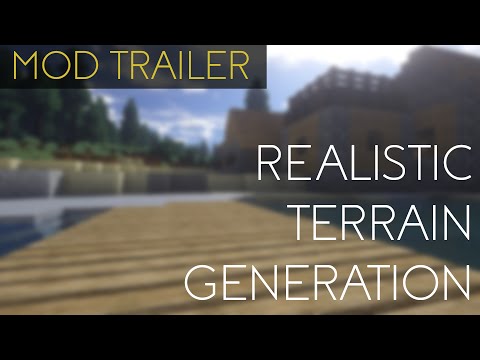 Minecraft Mod Trailer: Realistic Terrain Generation