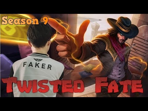 Faker - Twisted Fate Mid - LoL Season 9 KR Ranked | League of Legends Replays
