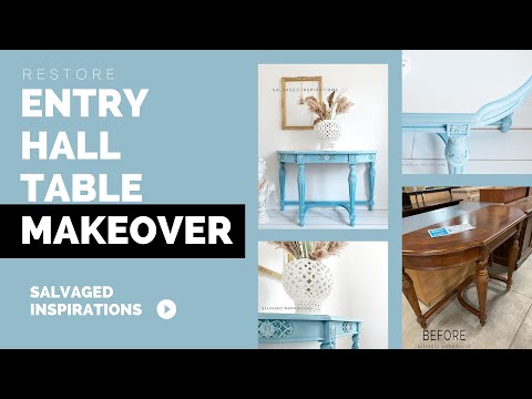 Restore Hall Table Makeover