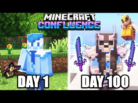 I Spent 100 Days in Confluence Minecraft