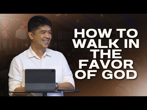 HOW TO WALK IN THE FAVOR OF GOD | Rev. Ito Inandan | JA1 Rosario