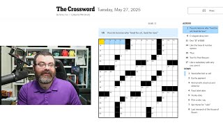 Learning Crossword Week 55 | NYT Crossword Tuesday May 27th, 2025