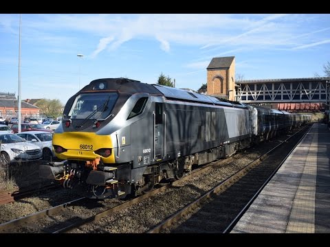 Chiltern Class 68 Departs Kidderminster
