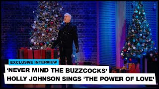 Holly Johnson sings &#39;The Power Of Love&#39; on &#39;Never Mind The Buzzcocks&#39; Christmas special