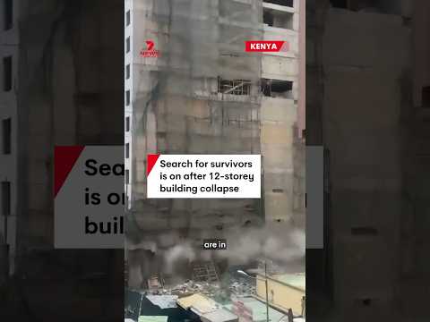 Search for survivors is on after 12-storey building collapse