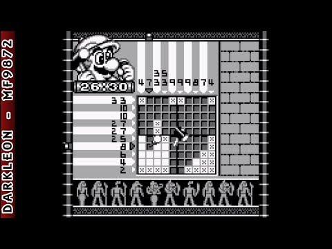 Game Boy - Mario's Picross © 1995 Nintendo - Gameplay