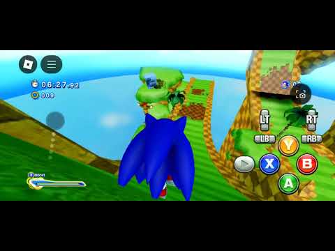 sonic generason no roblox. jogo super travado