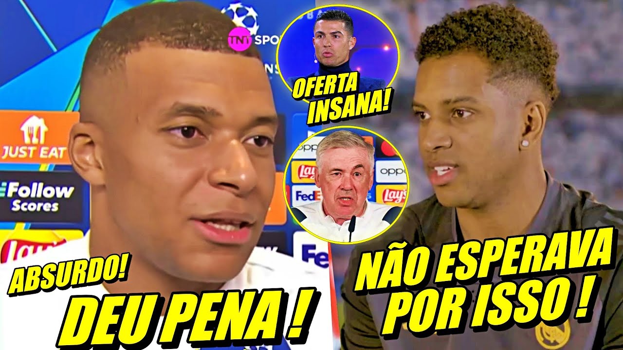REAL ENLOUQUECEU !! ABSURDO COM RODRYGO VAI SAIR !? MAIOR OFERTA DO MUNDO PARA CR7 E MAIS