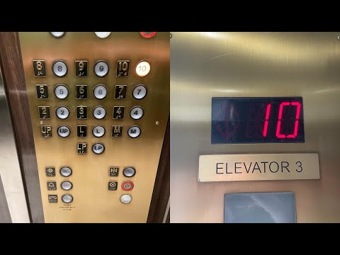 Awesome Modded US Traction Elevators @ 444 Brickell, Brickell Miami, FL