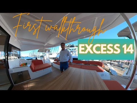 Excess 14 sailing catamarans : first visit at the Cannes Yachting Festival