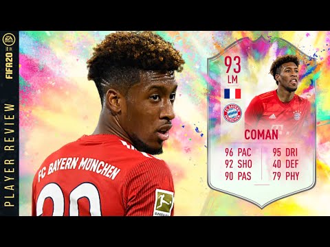 93 SUMMER HEAT KINGSLEY COMAN PLAYER REVIEW! FIFA 20 Ultimate Team