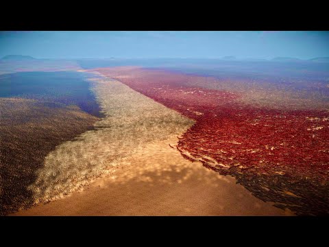 1,000,000 T-REX vs 1,000,000 MODERN SOLDIERS | Ultimate Epic Battle Simulator 2