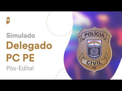 Simulado Delegado PC PE - Pós-Edital - Correção